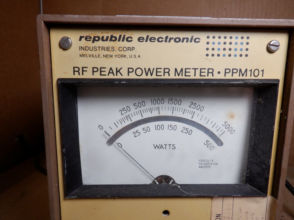 REPUBLIC ELECTRONIC PPM101 RF PEAK POWER METER