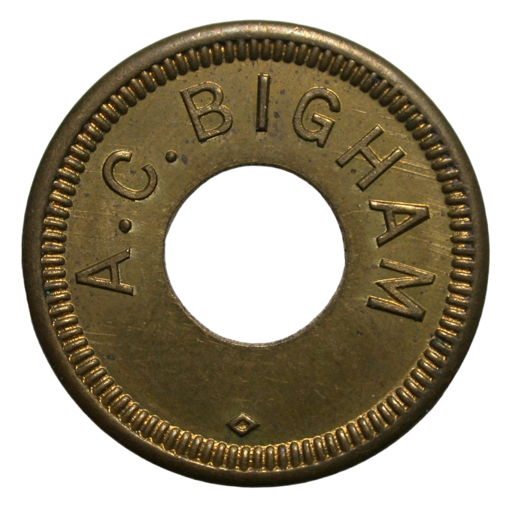 Salinas, CA A.C. Bigham Same on Both Sides UNL Token #2