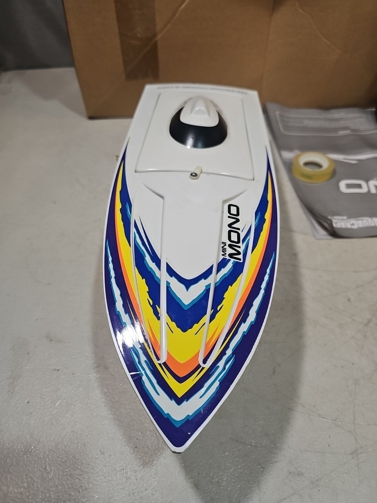 Aquacraft Minimono Brushless Electric RC Boat W/Controller & Box Complete TESTED