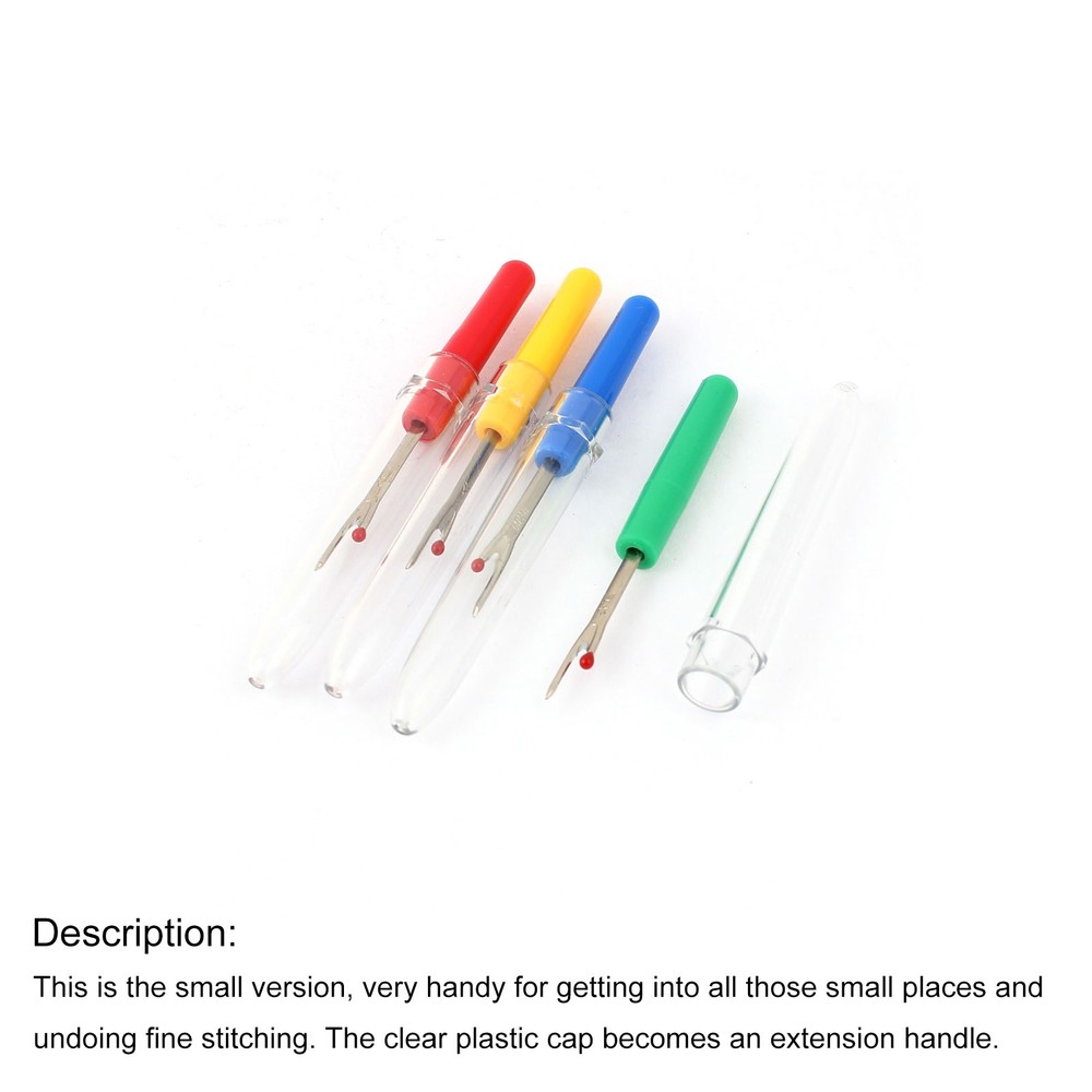 Plastic Handle Craft Thread Cutter Seam Stitch Unpicker Sewing Tool 4pack