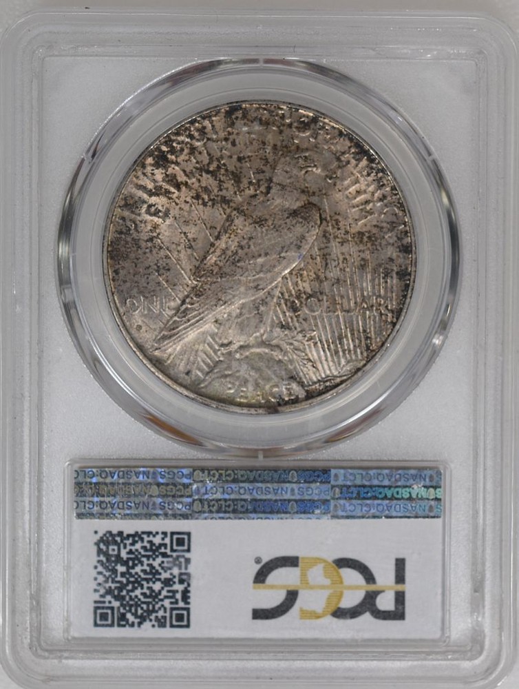 1934 D Peace Dollar PCGS MS 63