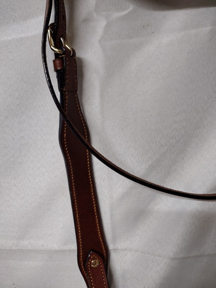 Headstall w/Matching Split Reins UNBRANDED LEATHER BROWBAND