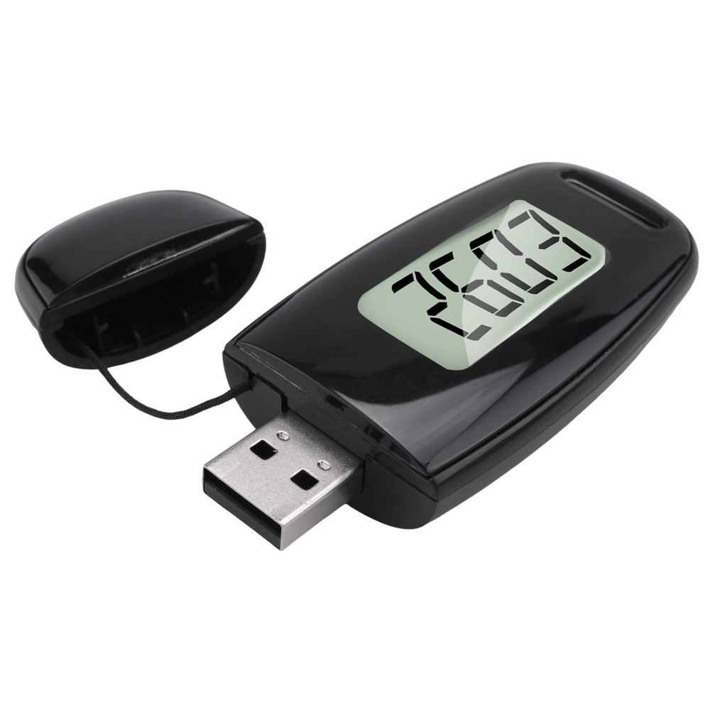 Simple Step Counter,Walking 3D Pedometer with Rechargeable Battery,1237