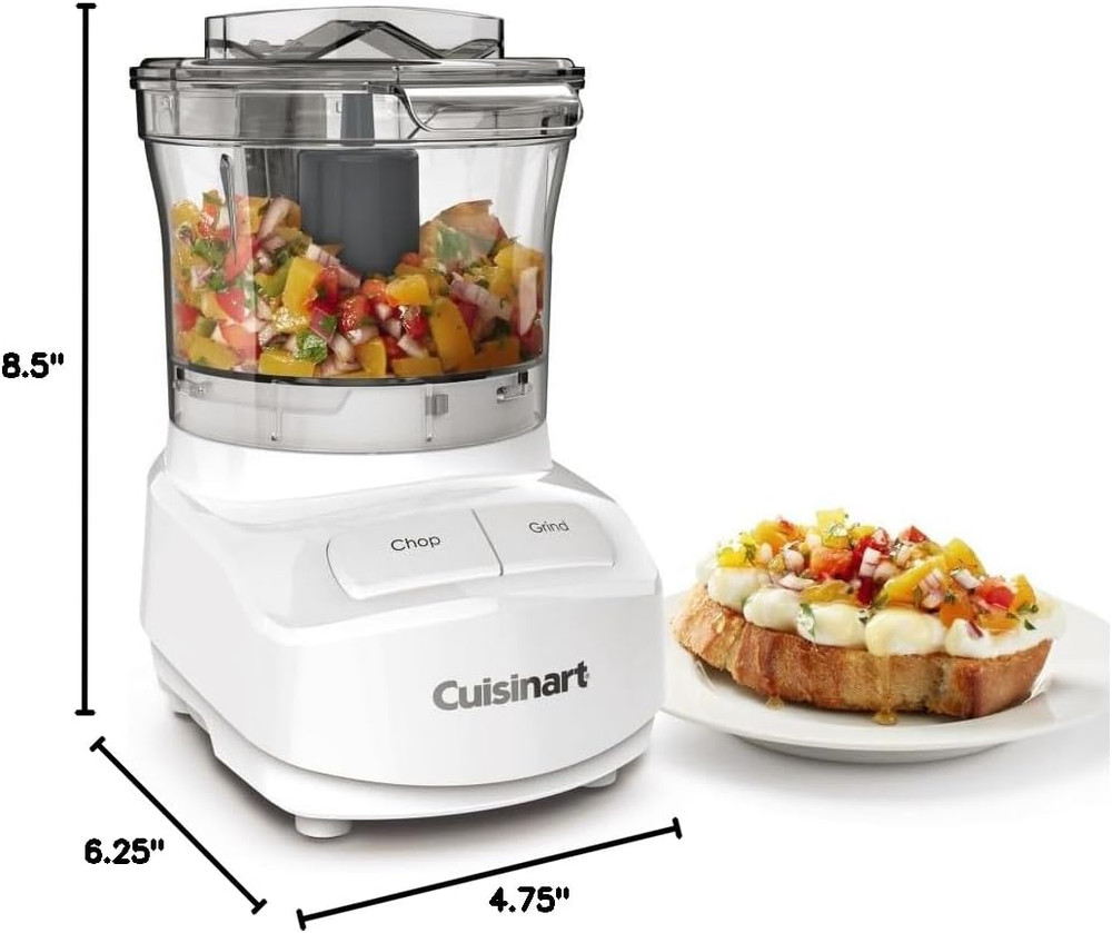 3-Cup Mini Chopper, CCH-3, White