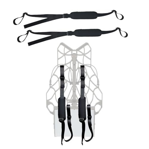 Durable Black Backpack Straps for Tree Stands - High-Quality and New