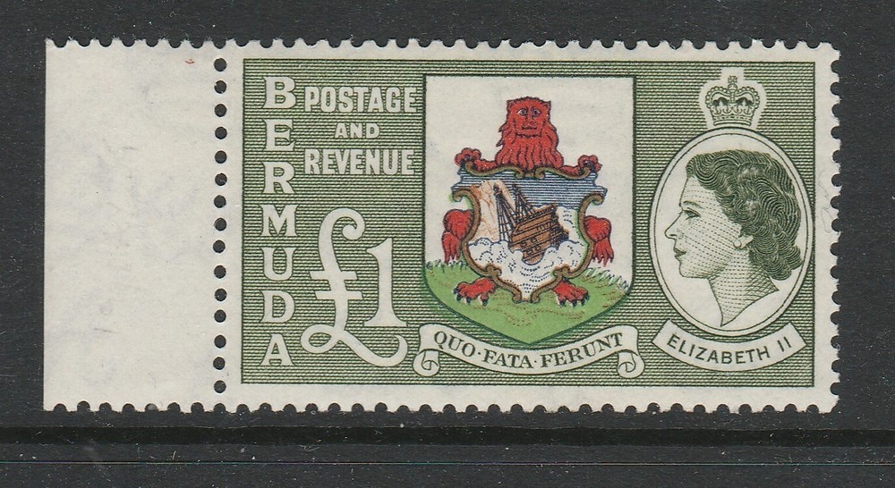 Bermuda 1953-62 £1 Multicoloured SG 150 Mnh.