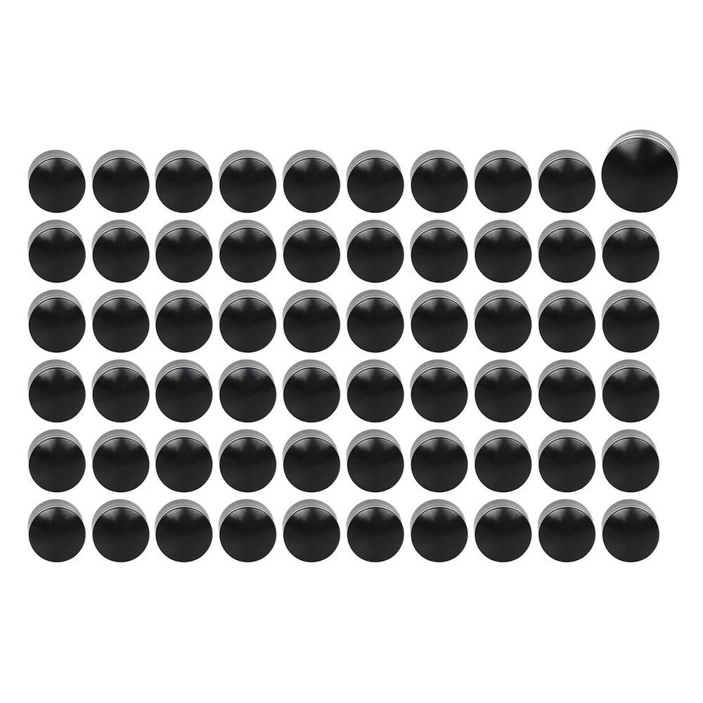 Black Cut Black Engine Bolt Covers For Harley Street Electra Glide FLHTK FLHTCU