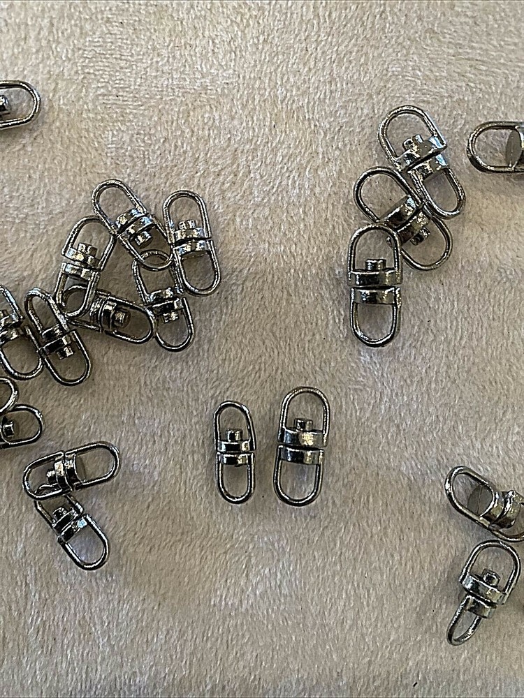 50 Swivel Ring Connectors Various Sizes Box 473
