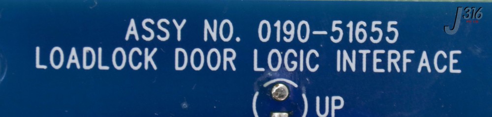 22001 APPLIED MATERIALS PCB, LOADLOCK DOOR LOGIC INTERFACE 0190-51655