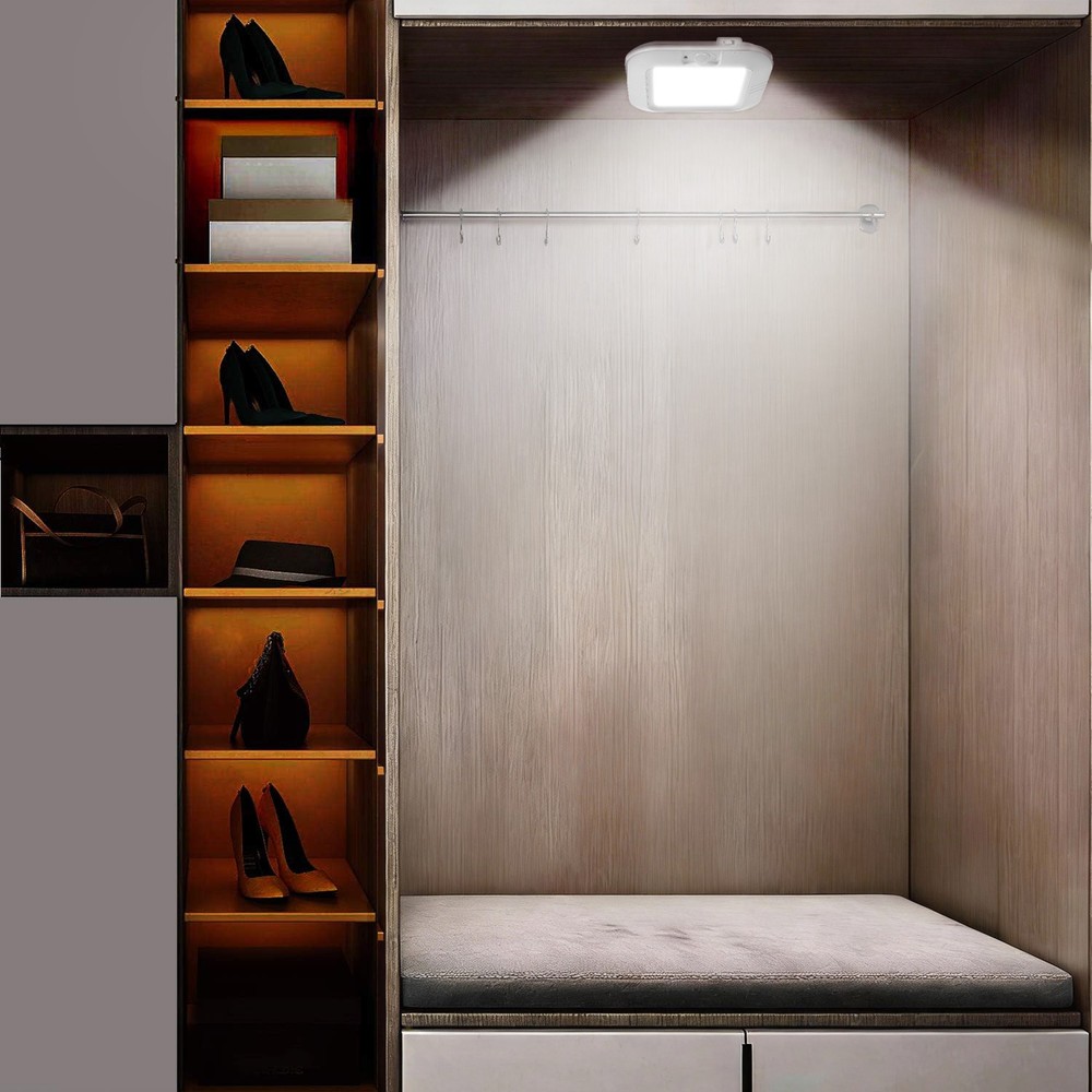 Battery Operated Ceiling Light Motion Sensor Light Indoor Motion 6000K