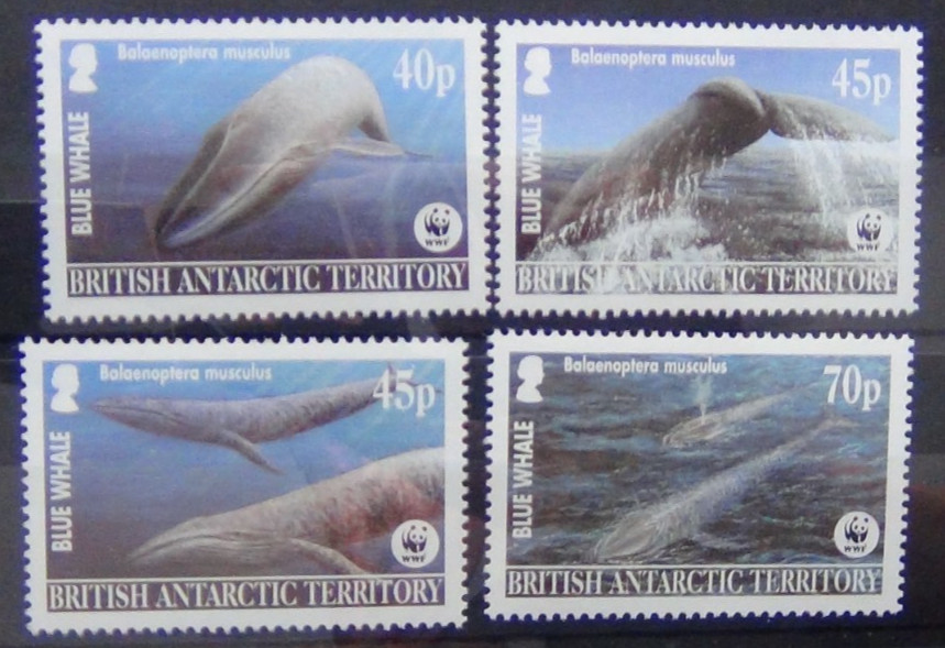 BAT 2003 Endangered Species Blue Whale set MNH