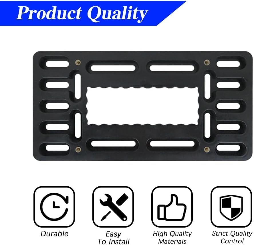 CHRYMUM License Plate Bracket Holder, No Drill Front Bracket...
