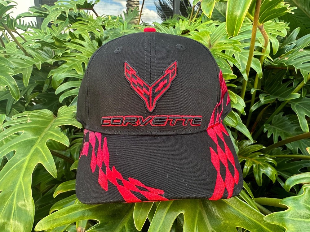 SR1 Performance C8 Corvette Bad Vette Hat - Adjustable 3-D Embroidered Cap - ...