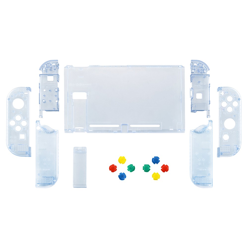Glacier Blue Console Housing Shell with Buttons Replacement for Nintendo Switch