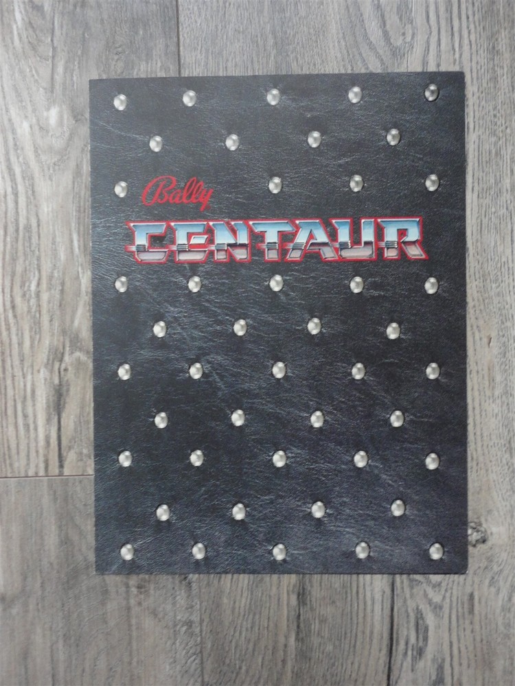 Centaur Pinball Machine Flyer / Bally Original Brochure