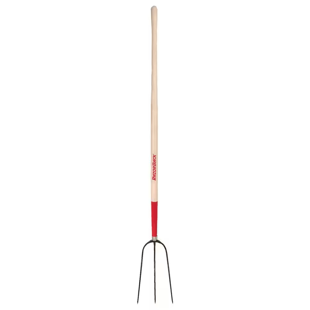 3-Oval Tine Hay Fork