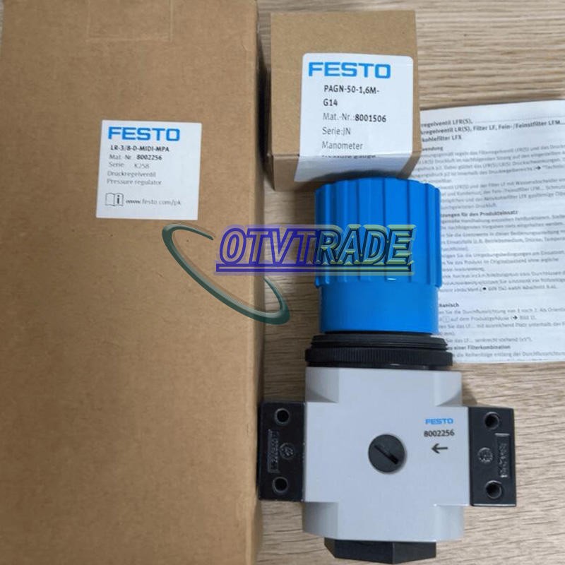 1PCS NEW FESTO LR-3/8-D-MIDI-MPA 8002256 pressure reducing valve