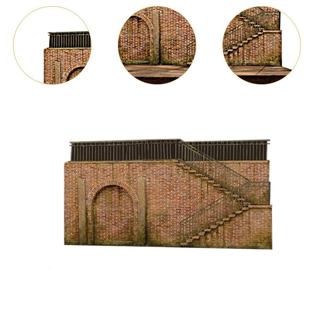 1/35 Building Model Kit Scenery Layout Easy Assembly Unpainted Open Air Workshop