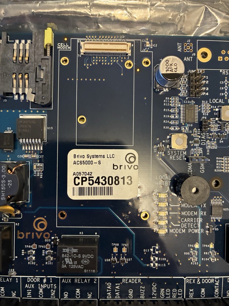 Brivo Systems ACS5000-S Control Panel