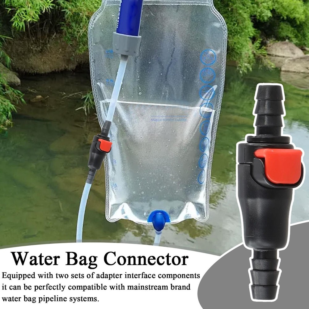 Hydration Bladder Connector 2 Pieces Leakproof Adapter Water Storage