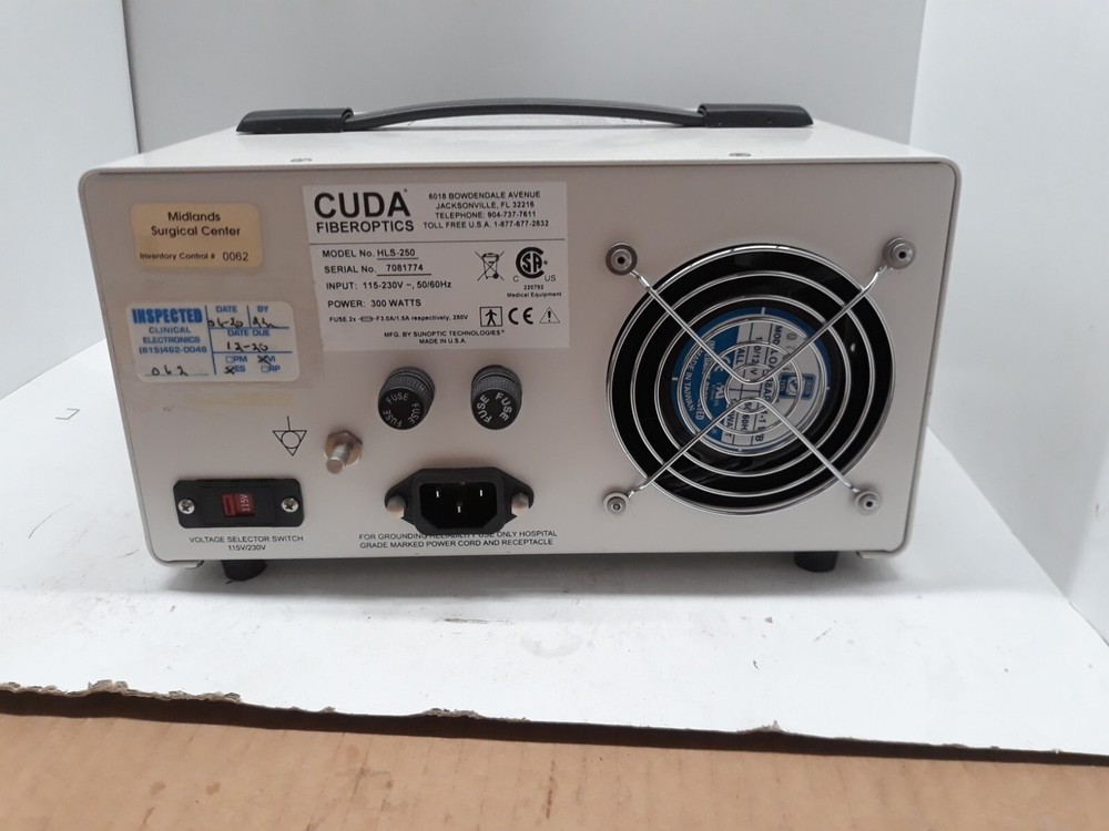 CUDA FiberOptics HLS-250 Halogen light Source (L2)