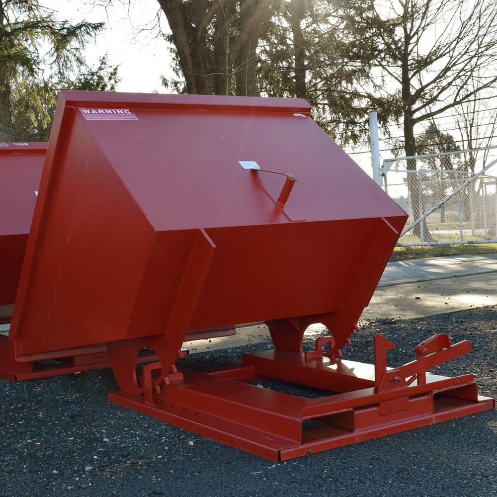 2 Yard Self Dumping Steel Hopper (3,000 lb)