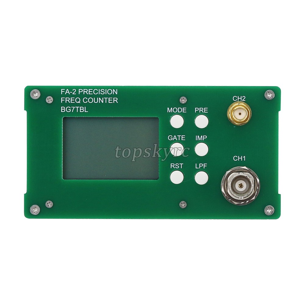 BG7TBL Frequency Meter -30dBm to +20dBm Frequency Counter with Power Adapter