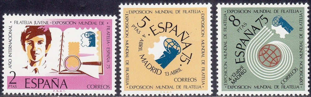 Spain - 1974 (2174-2176) Mint never Hinged - Exhibition