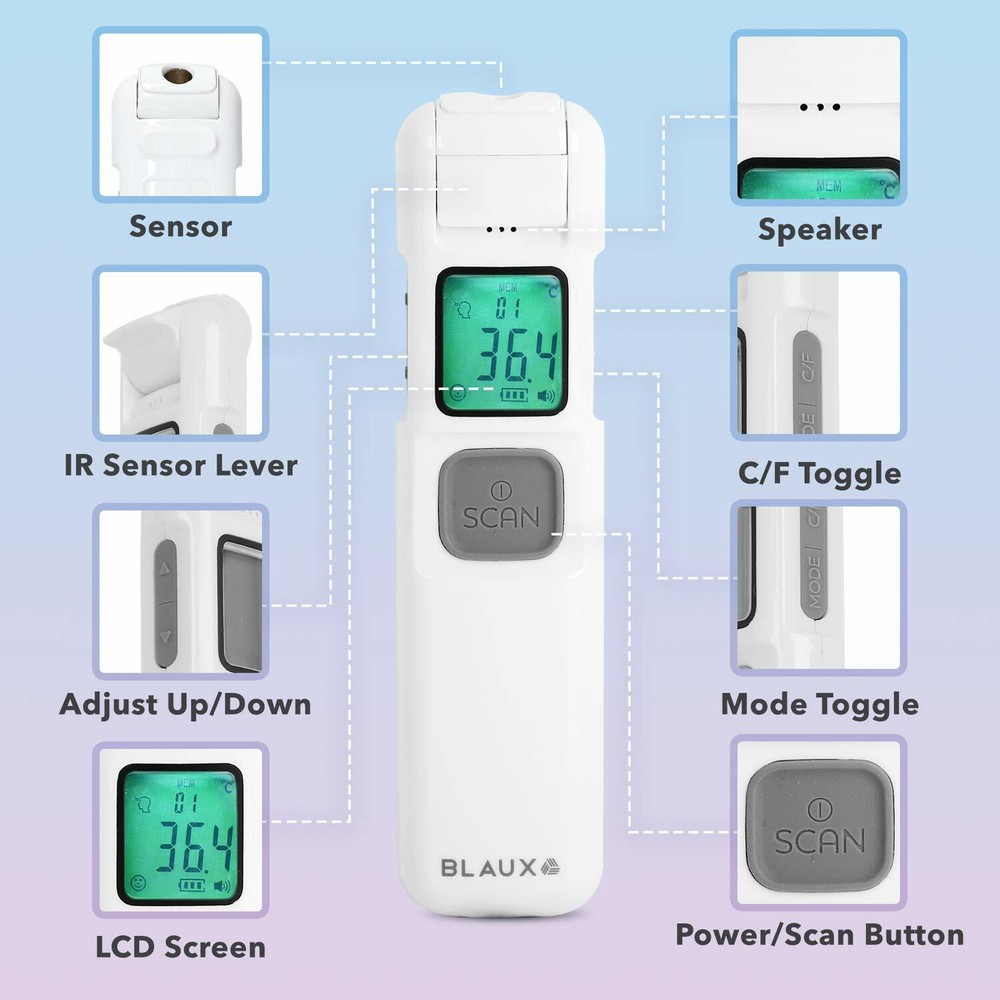 Blaux Infrared Touchless Thermometer