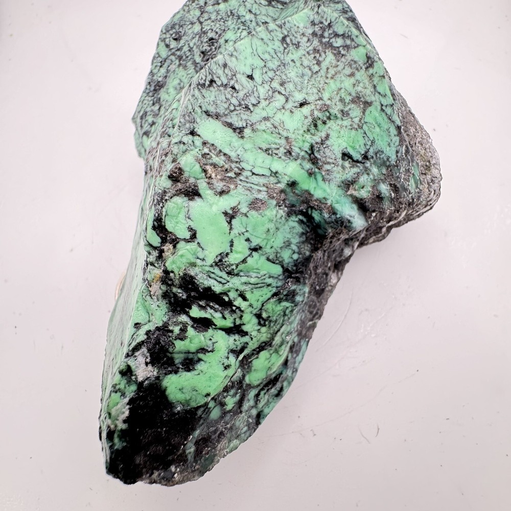 Natural Variscite 406 Grams Green Solid And Hard Great Looking Matrix