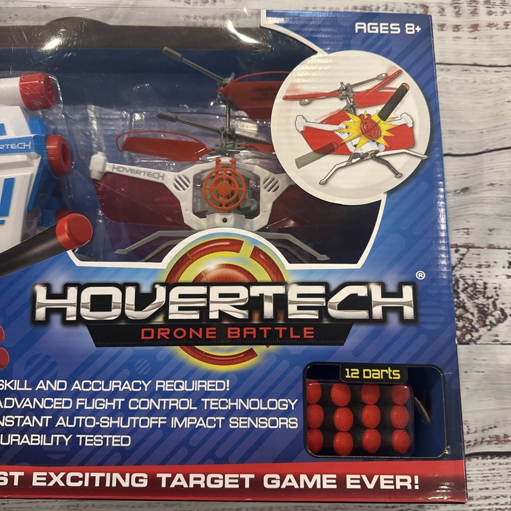 Hovertech Battle FX 3.0 Sky Blast Shooting Drone Game New In Box