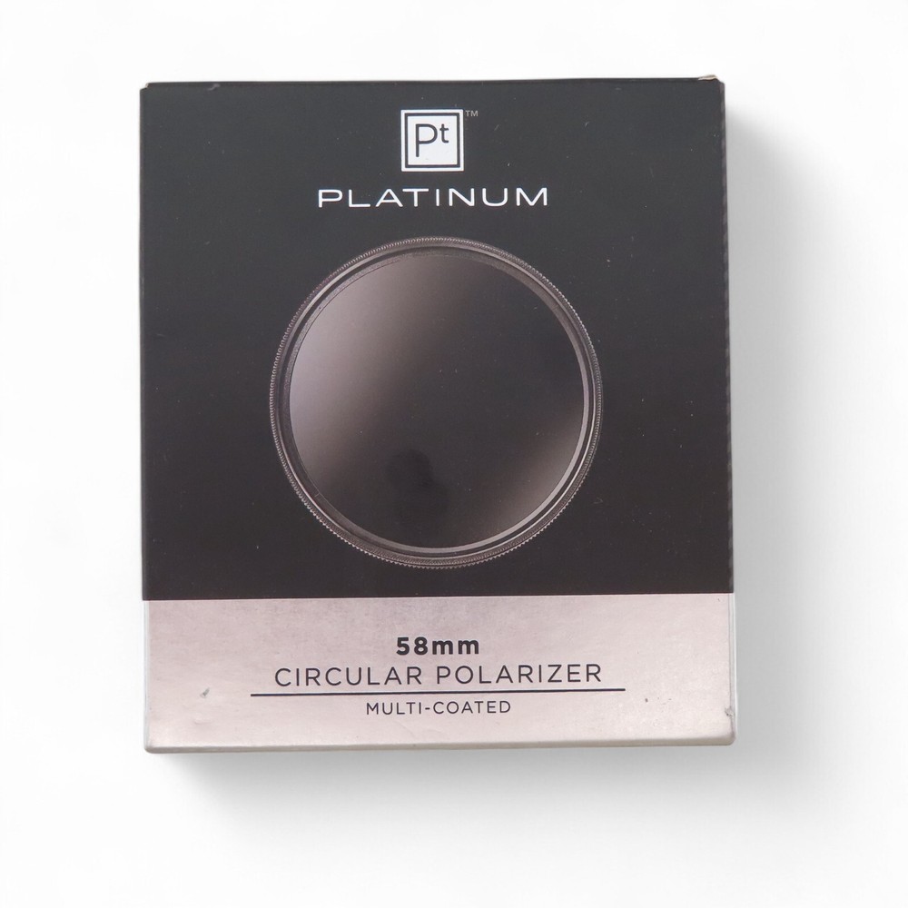Platinum 58mm Circular Polarizer Multi Coated PT-MCCP58 New