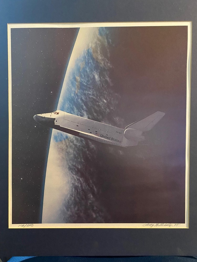 🚀  Space Shuttle - Signed Lithograph #118/1000 🚀