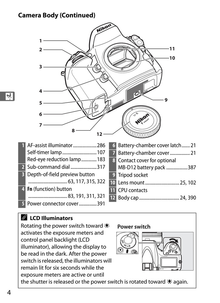 Nikon D800 — User Manual Owners Guide Reference — 471 Pg — Half Size 5.5x8.5