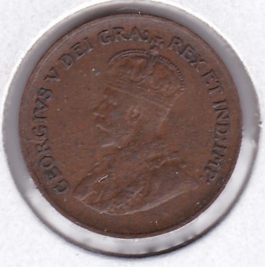1934 Canada 1 Cent L17B