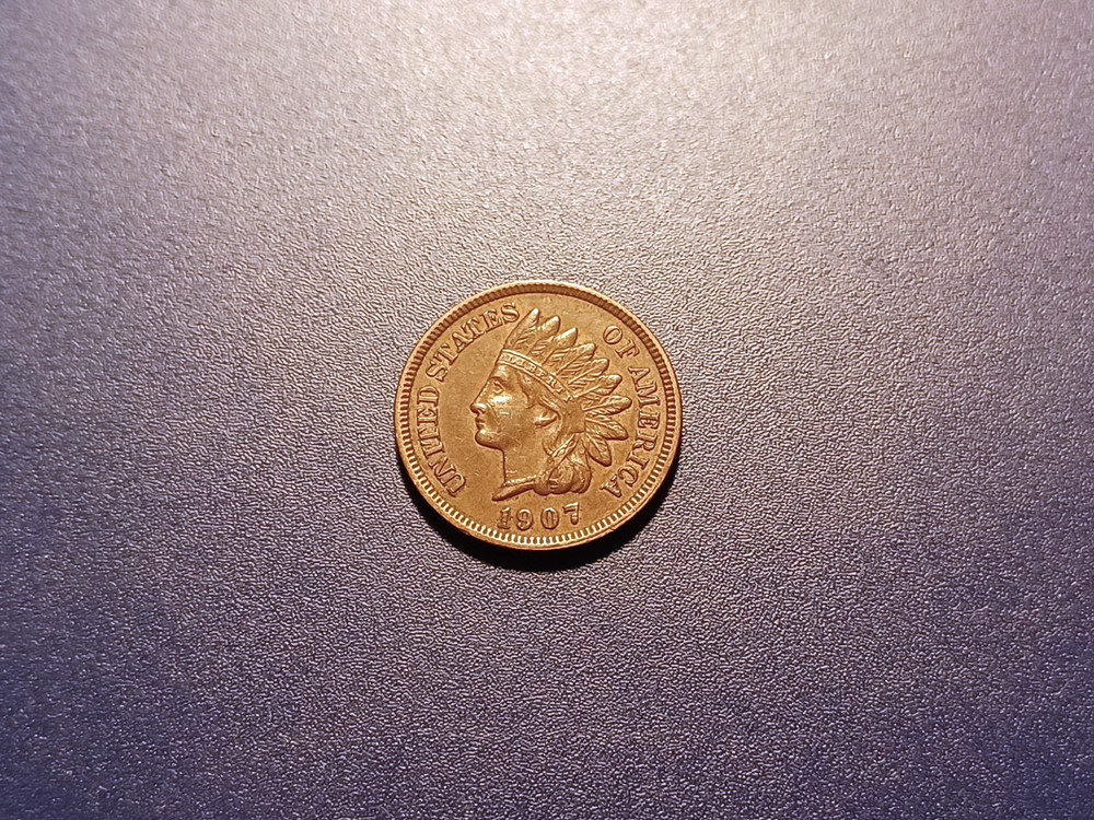 Very Choice AU 1907 Indian Head Cent