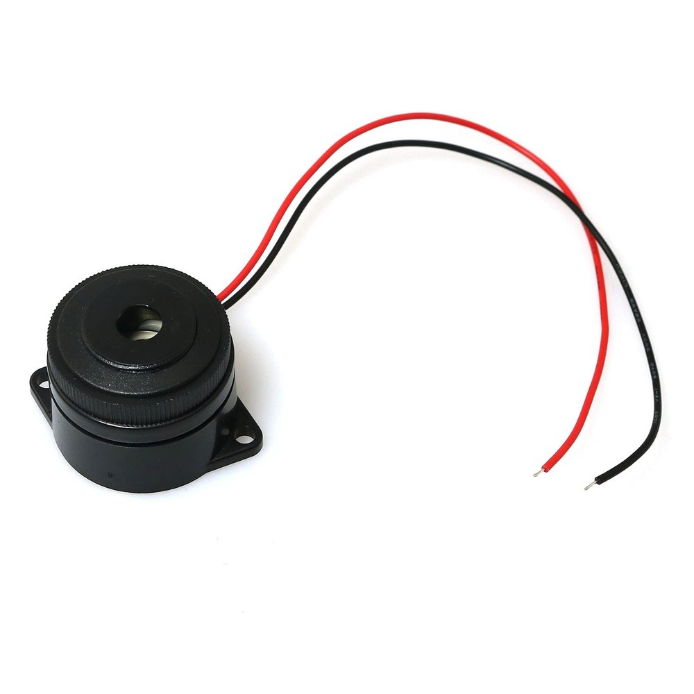 RLECS 2pcs Active Electronic Buzzer Alarm Sounder Continuous 90dB Beep Black