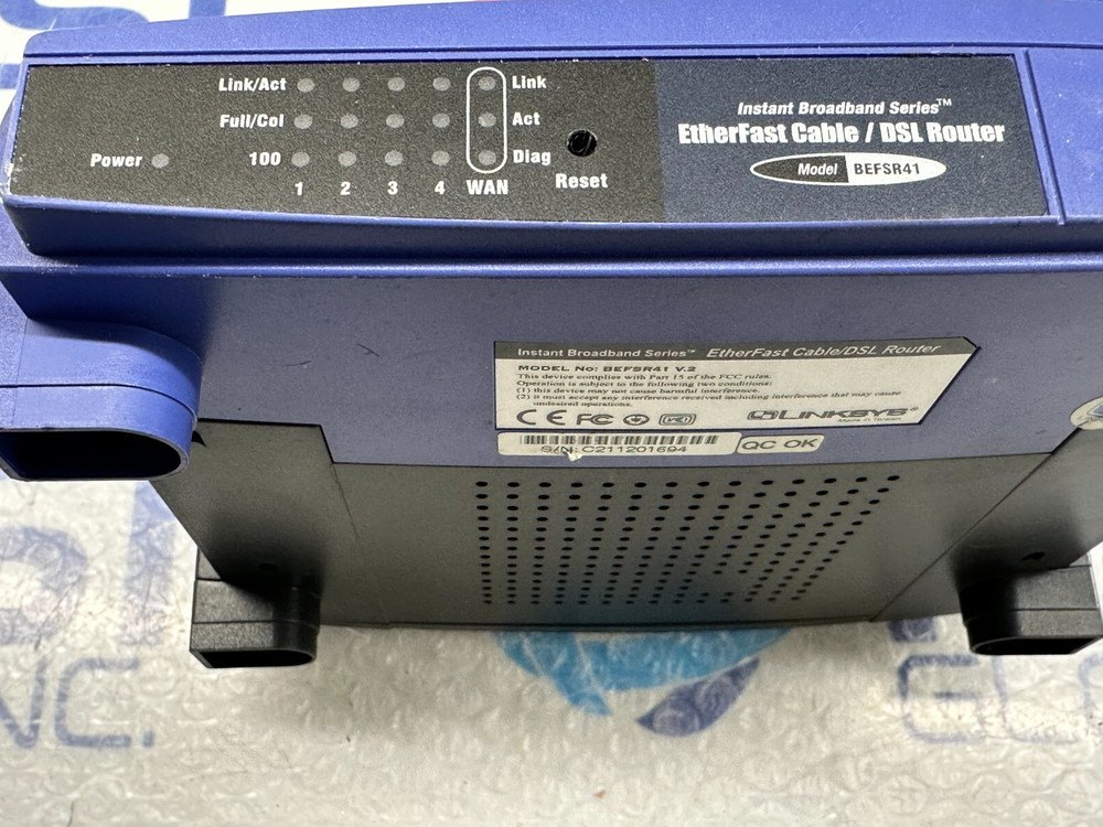 Linksys BEFSR41 EtherFast Cable/DSL Router