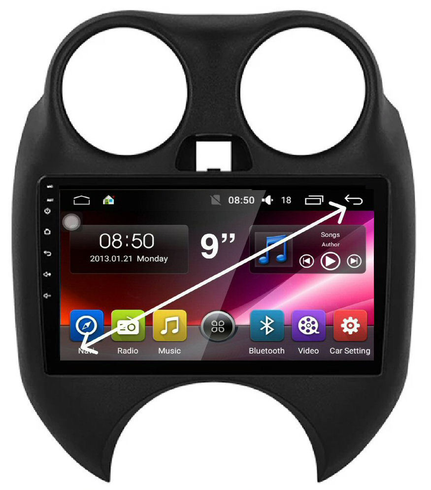 for  MICRA 2012-2015 GPS WIRELESS APPLE CARPLAY ANDROID AUTO ODB DAB TPMS DVR