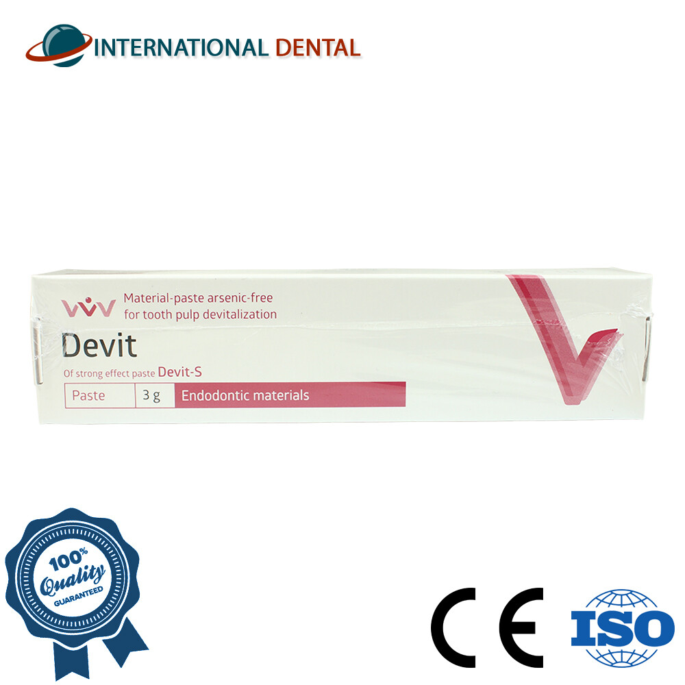 Dental Vladmiva Devit-S Pulp Devitalisation Paste 3g Syringe Root Treatment