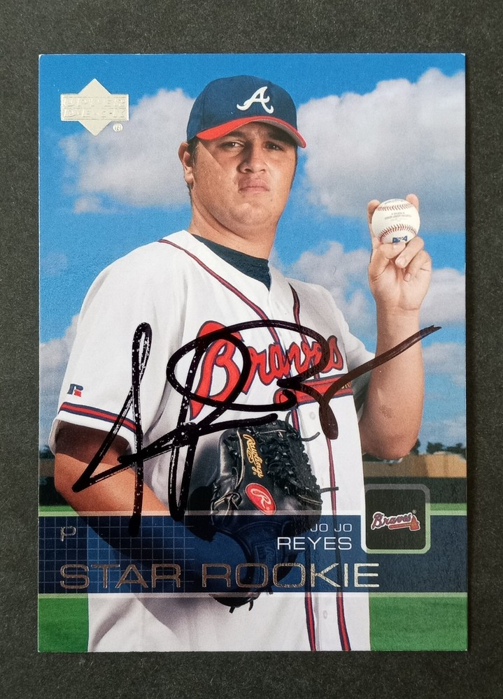 2003 Upper Deck SIGNED:  Jo Jo Reyes, BRAVES #39