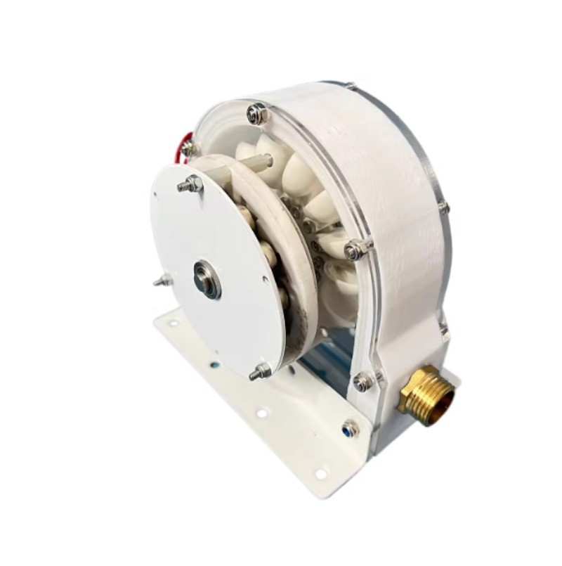 Disc-type coreless generator; Impulse-type hydroelectric generator