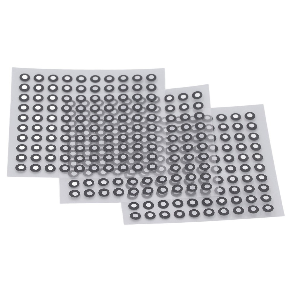 3 Sheets 3D Scanning Reflective Reference Marking Point 3mm ID 6mm OD Accessory