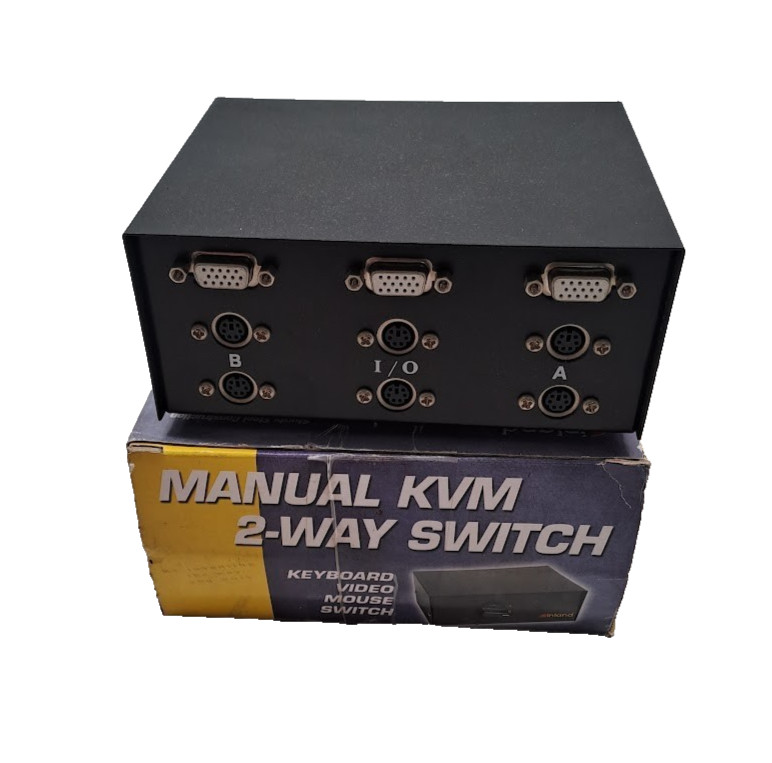 Inland Manual KVM 2 Way Switch