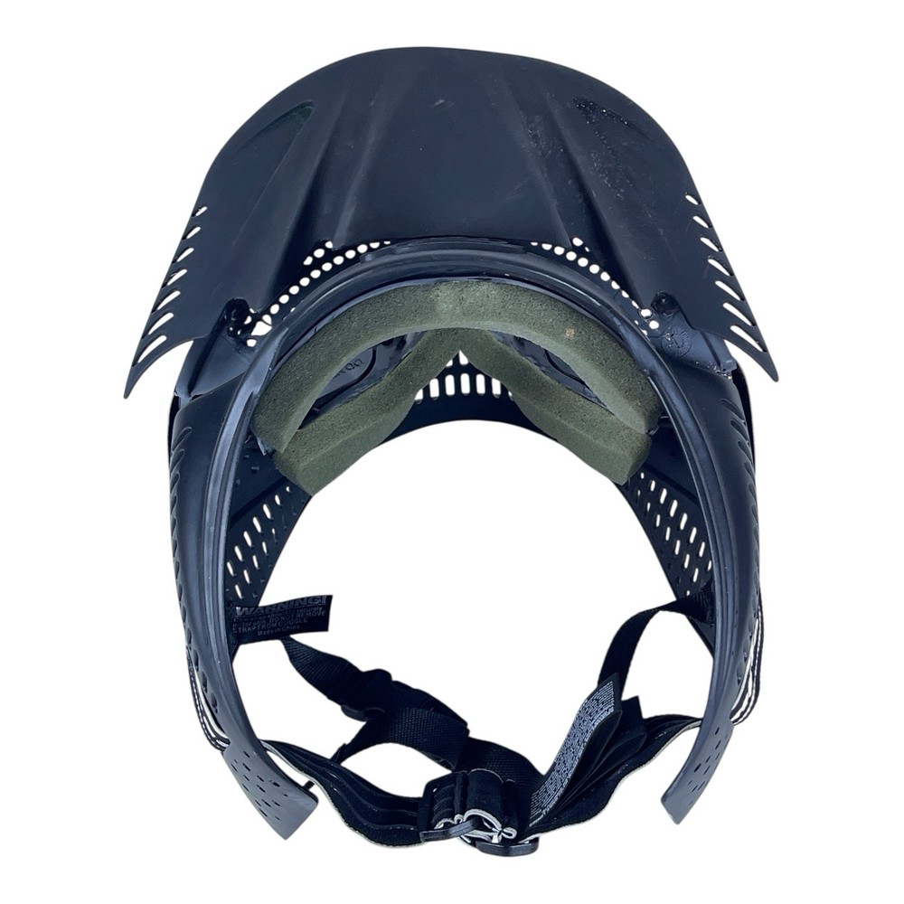Brass Eagle Paintball Mask Black Full Face Goggles with Visor – Clean