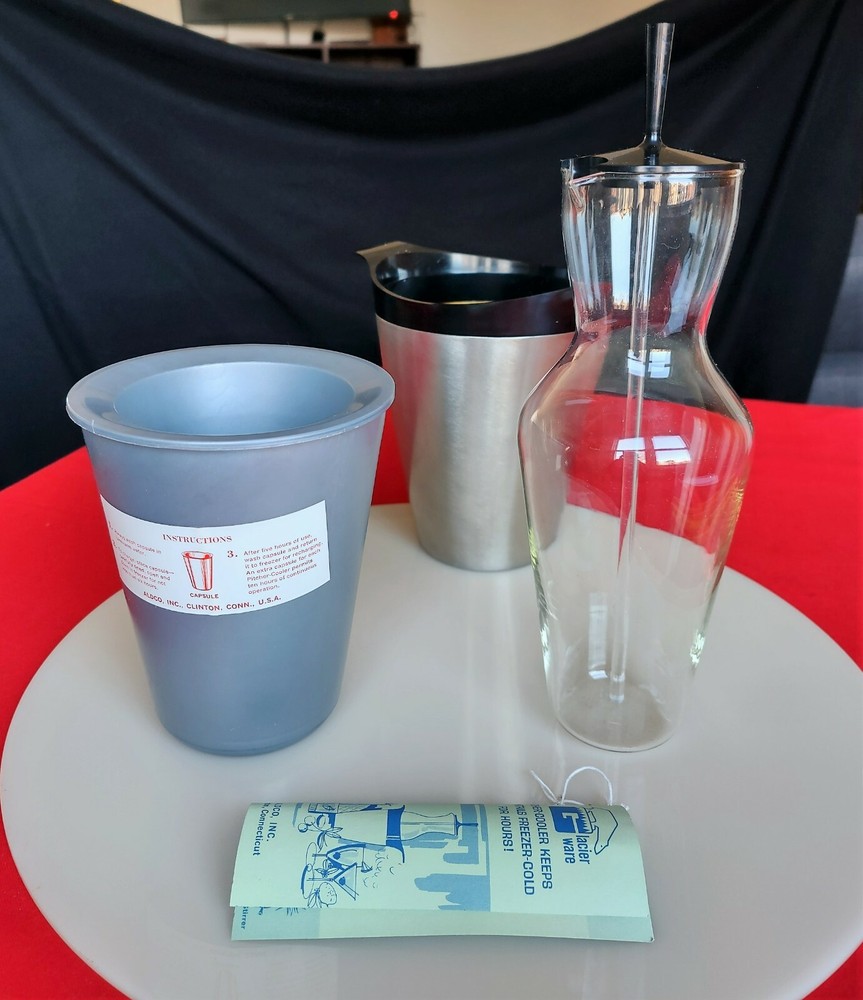 MODERN - PICHER COOLER - GLACIER WARE BY ALDCO INC - 1969