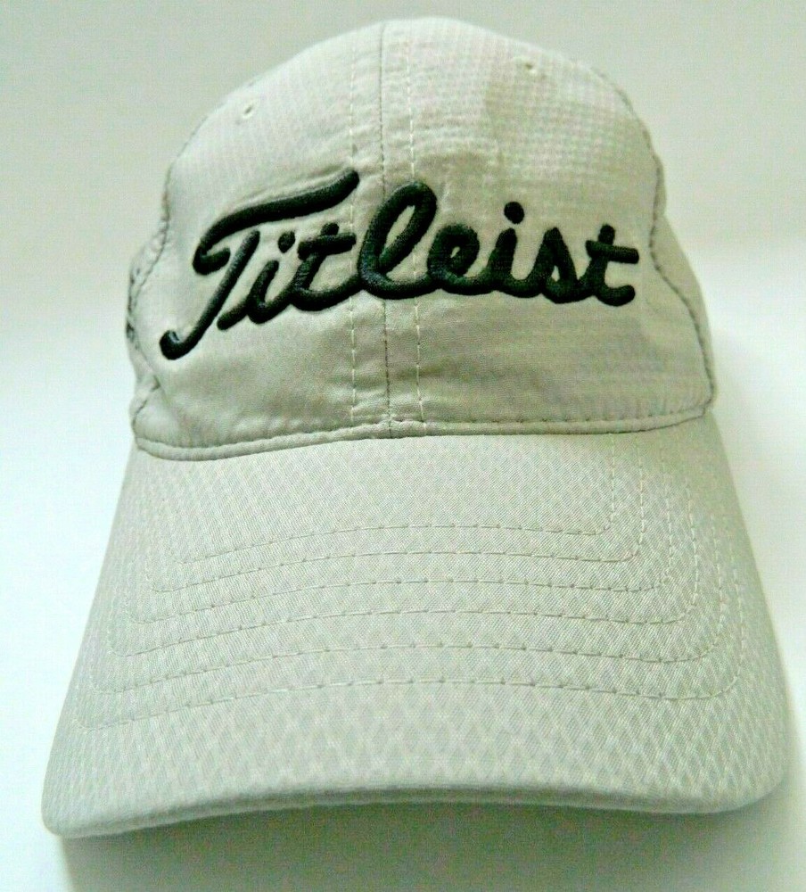 TITLEIST ADULT SIZE ADJUSTABLE TAN GOLF HAT CAP