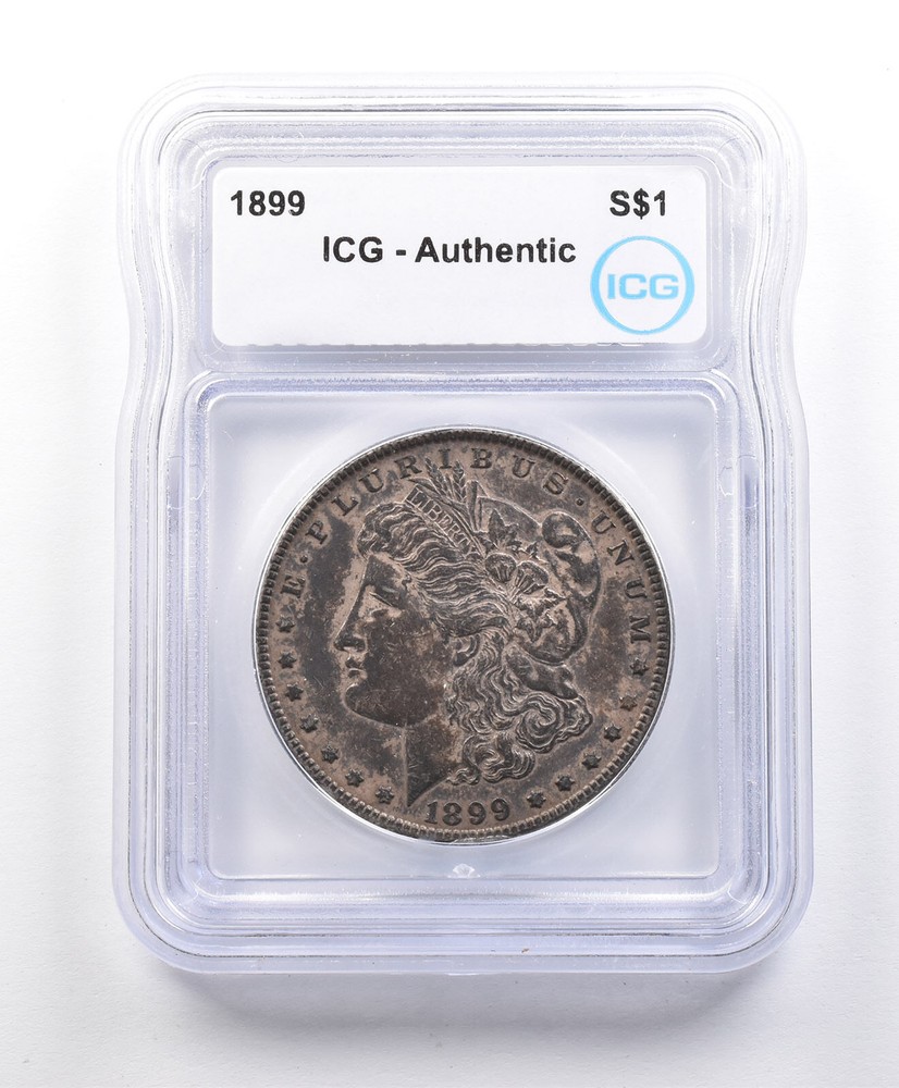 1899 Morgan Silver Dollar Authentic ICG *3248