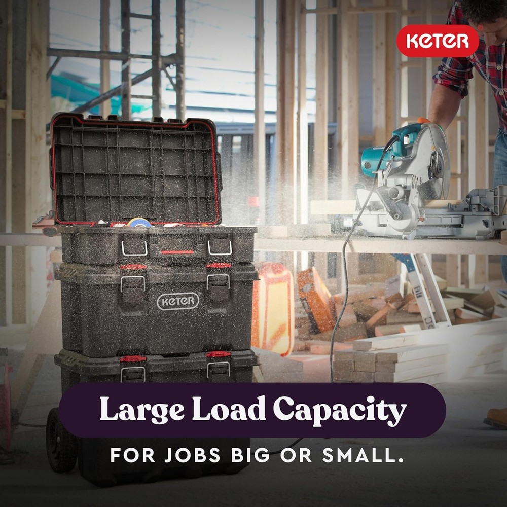 Stack-n-Roll Modular Tools Organizer Garage Storage & DIY 3 Piece Resin Rolling