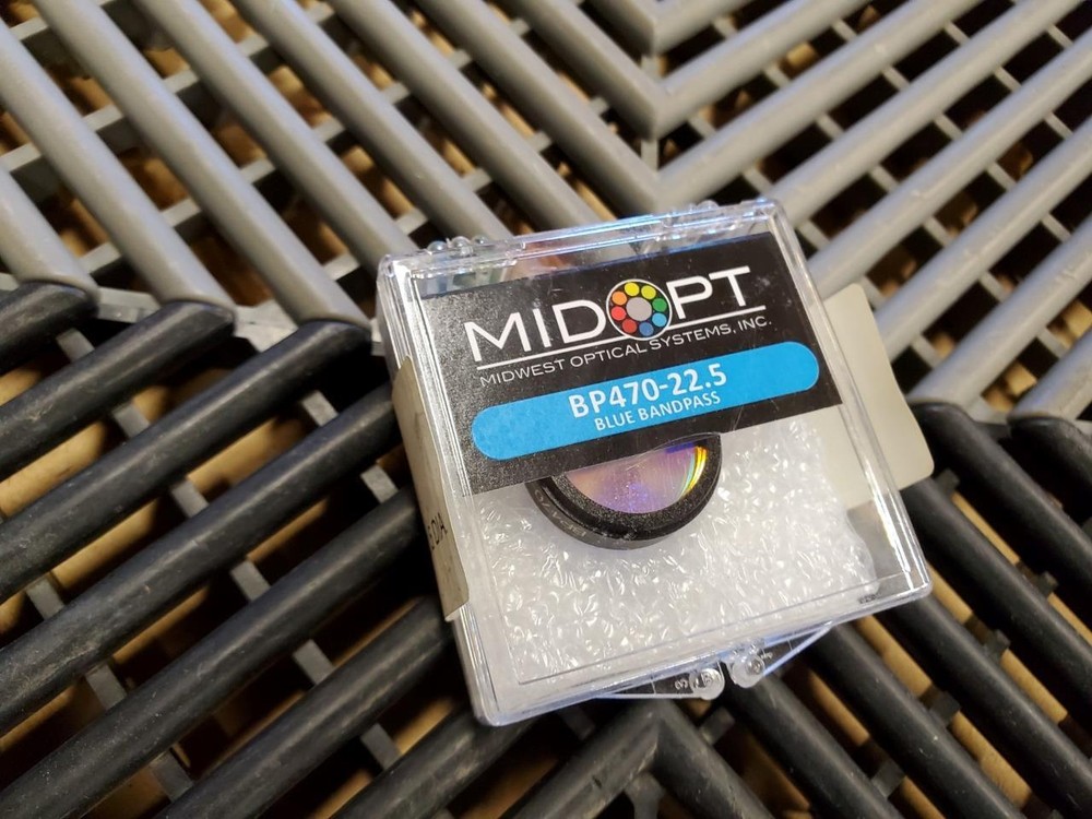 Midopt BP470-22.5 Optical Blue Bandpass Filter 22.5mm